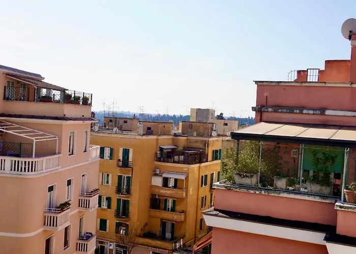Appartamento Entire Flat At Last Floor In Piazza Bologna Roma